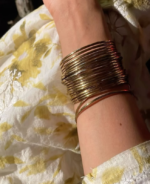 Gold Metal Bangles - Image 2