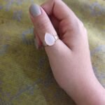 Pink heart ring