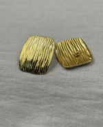 Aurora Textured Gold Stud - Image 2