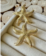 Golden Starfish stud