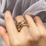 Luna Cross Open Ring