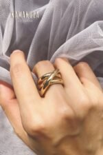 Luna Cross Open Ring